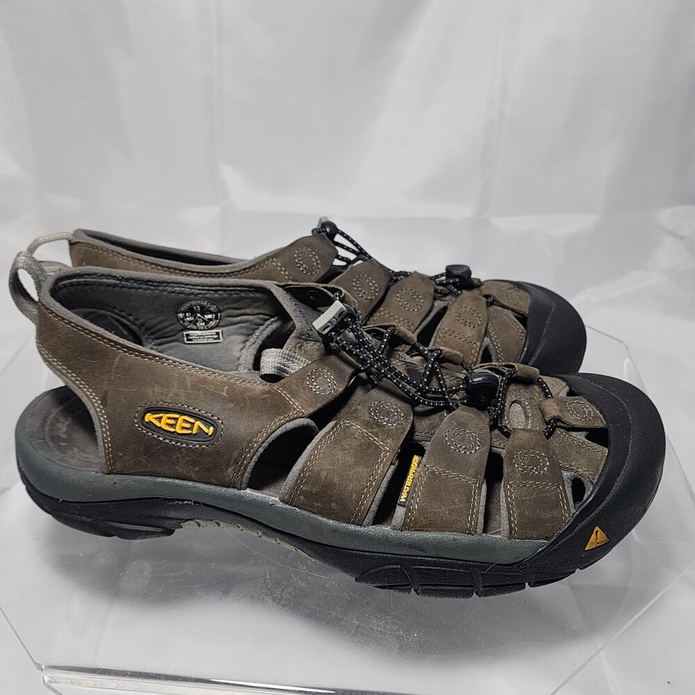 Keen Newport H2 Waterproof Brown Leather Sport Hiking Sandals Men 13/47 Fisherme